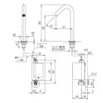 Inax AM-320HC 單冷水感應高身面盆龍頭